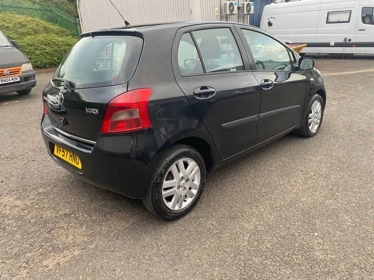 Used Toyota Yaris 2008 Black Hatchback