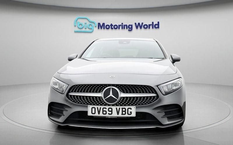 Used Mercedes A200 AMG line 163 HP (119 kW) 2019 Grey Hatchback