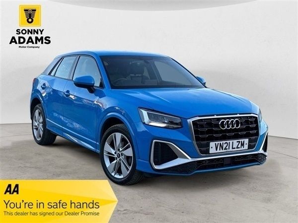 Blue Used 2021 Audi Q2 S-Line SUV | £16,590 (Fair price) - Image 1/1