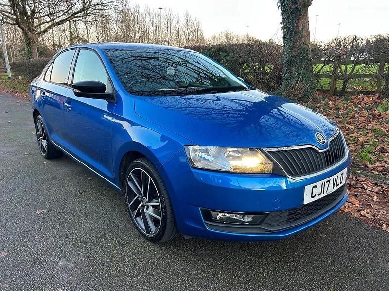 Blue Used 2017 Skoda Rapid Sport Hatchback | £4,994 (Fair price) - Image 1/4