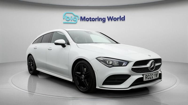 Used Mercedes CLA200 AMG line 2022 White Estate