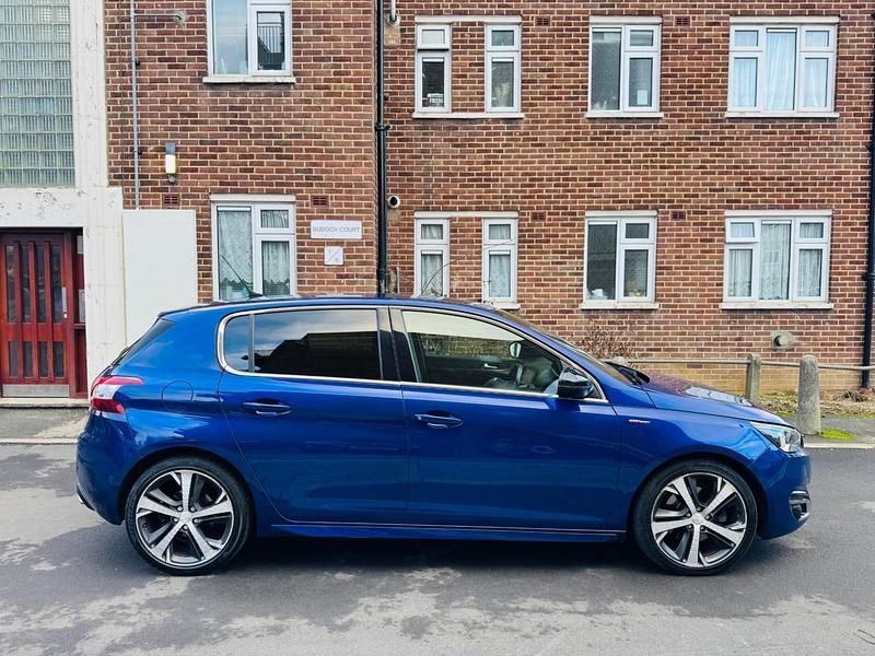 Used Peugeot 308 GT-line 2016 Blue Hatchback