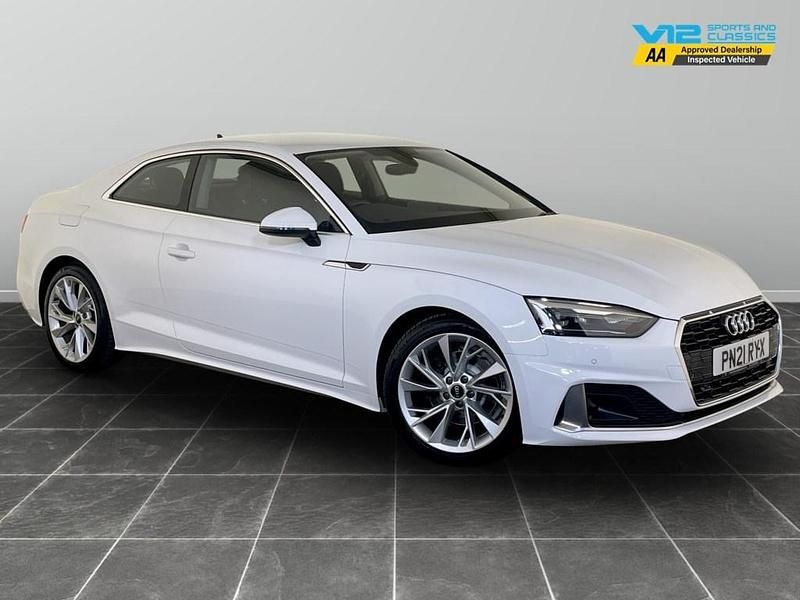 White Used 2021 Audi A5 Sport Coupe | £18,995 (Super price) - Image 1/2