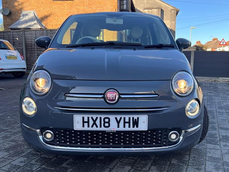 Used Fiat 500 Lounge 69 HP (50 kW) 2018 Grey Hatchback