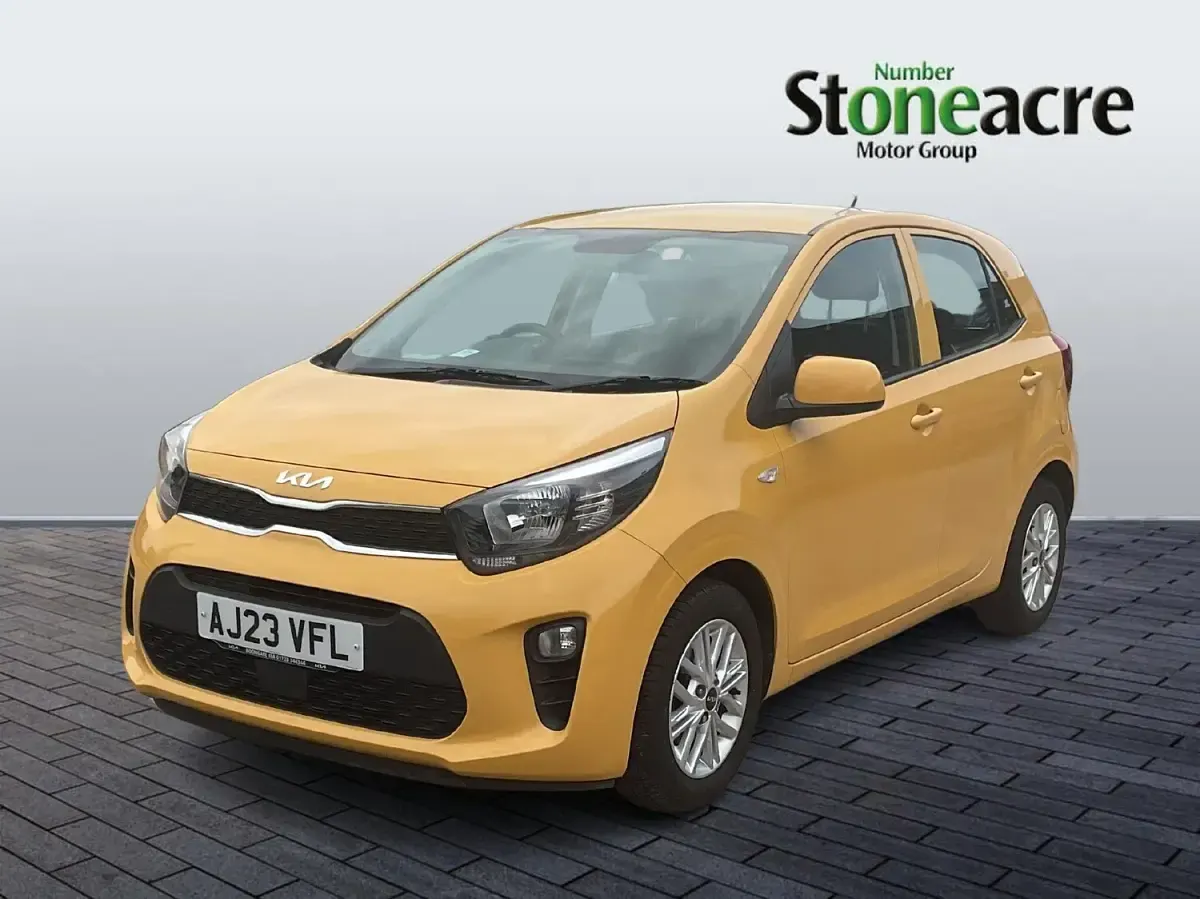 Used Kia Picanto 2023 Yellow Hatchback