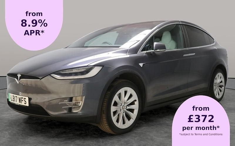 Silver Used 2016 Tesla Model X SUV | £21,681 (Fair price) - Image 1/2