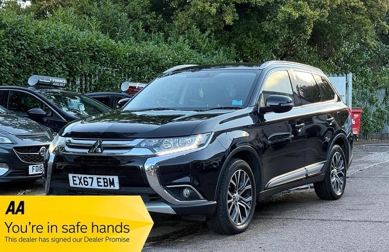 Black Used 2017 Mitsubishi Outlander SUV | £11,494 (Fair price) - Image 1/3