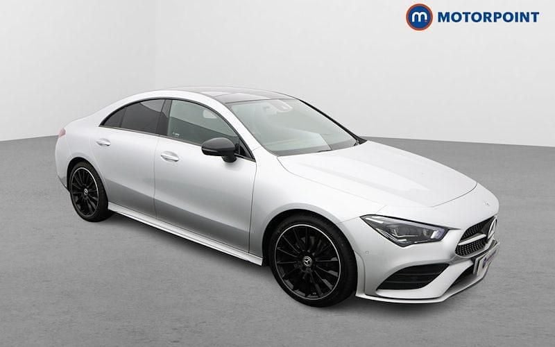 Silver Used 2023 Mercedes CLA220 AMG Line Premium Plus Sedan | £28,599 (Fair price) - Image 1/4