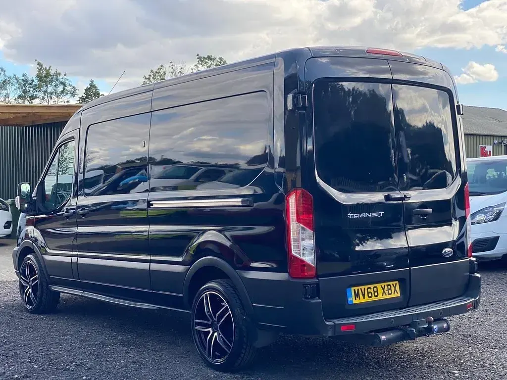 Used Ford Transit 130 HP (95 kW) 2018 Black Van