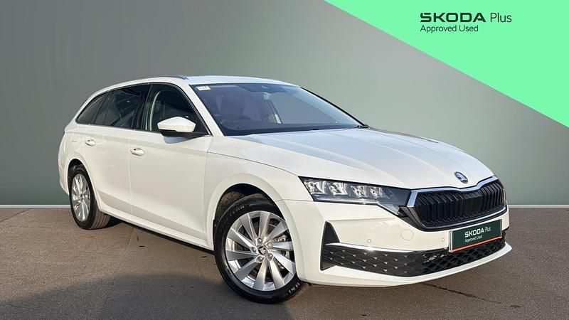 Used Skoda Octavia SE L 150 HP (110 kW) 2025 White Estate