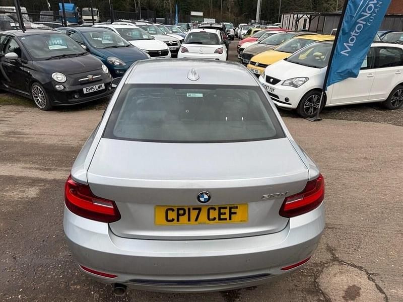 Used BMW 218 Sport Line 150 HP (110 kW) 2017 Silver Coupe