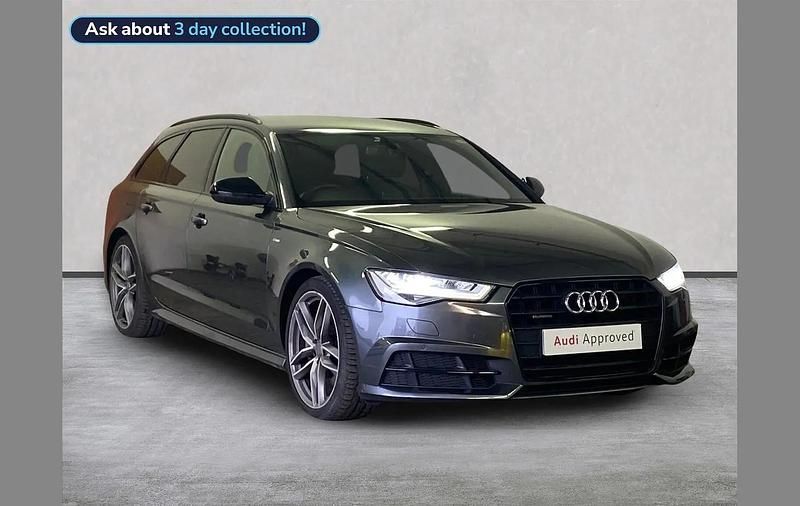 Used Audi A6 Black Edition 252 HP (185 kW) 2018 Daytona grey, pearl effect Estate