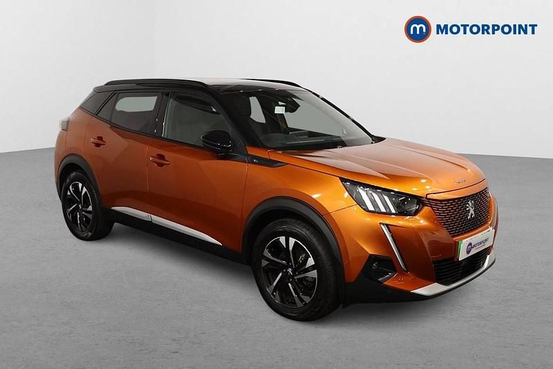 Orange Used 2021 Peugeot e-2008 GTi SUV | £12,799 (Fair price) - Image 1/4