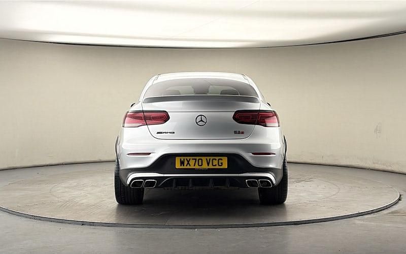 Used Mercedes GLC63 AMG Premium Plus 476 HP (350 kW) 2019 Iridium silver Coupe