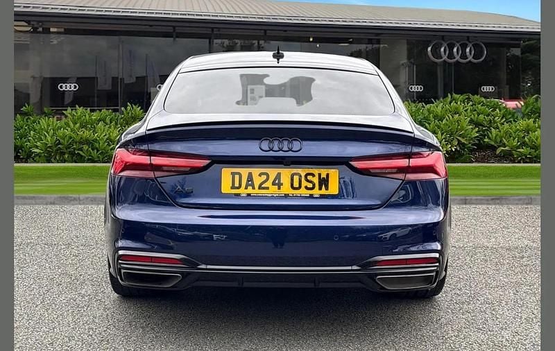 Used Audi A5 Sportback Black Edition 161 HP (118 kW) 2024 Blue Hatchback