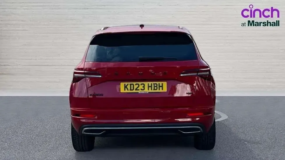 Used Skoda Karoq SportLine 190 HP (139 kW) 2023 Red SUV