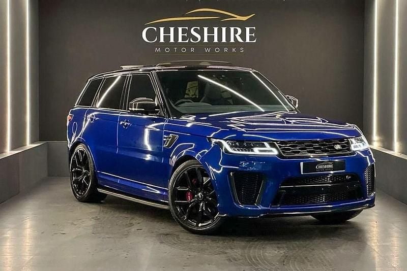 Used Land Rover Range Rover Sport SVR 575 HP (422 kW) 2018 Blue SUV