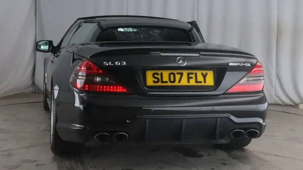 Used Mercedes SL63 AMG AMG 525 HP (386 kW) 2008 Black Cabriolet