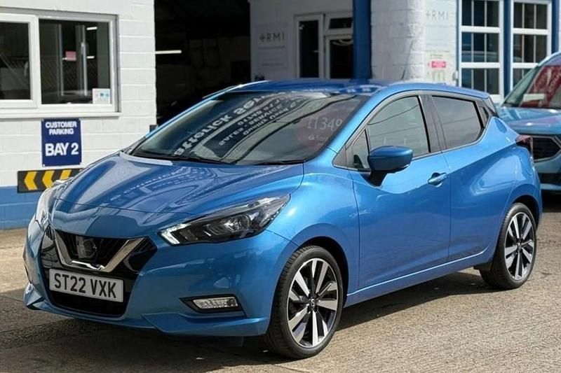 Used Nissan Micra Tekna 2022 Blue Hatchback