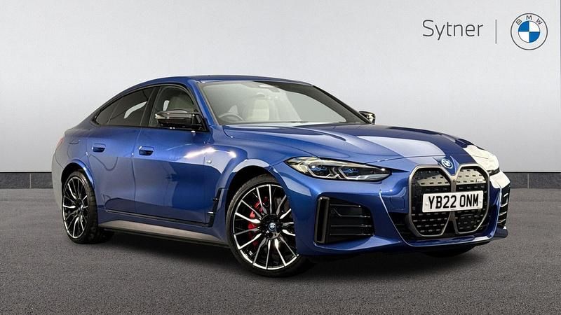 Blue Used 2022 BMW i4 Comfort Edition Sedan | £38,500 (Expensive) - Image 1/4