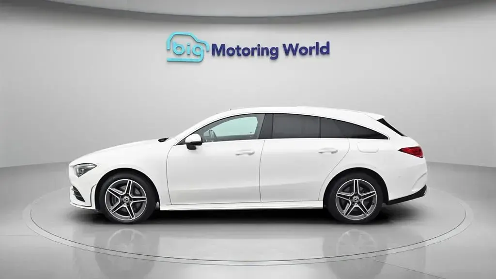 Used Mercedes CLA250e Shooting Brake AMG line 2021 White Estate