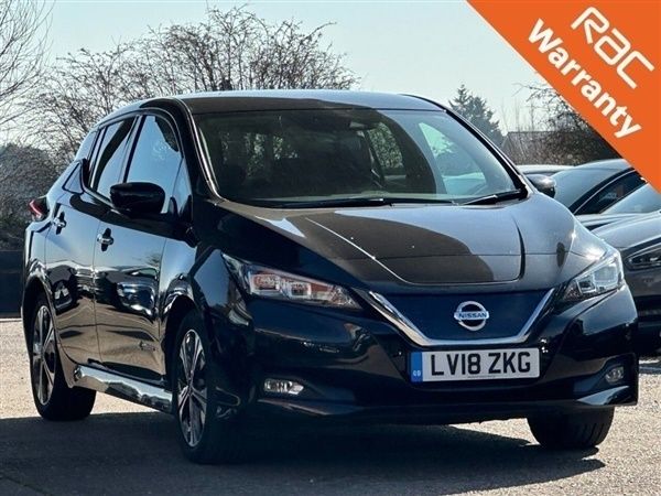 Black Used 2018 Nissan Leaf Tekna Hatchback | £7,500 (Fair price) - Image 1/1