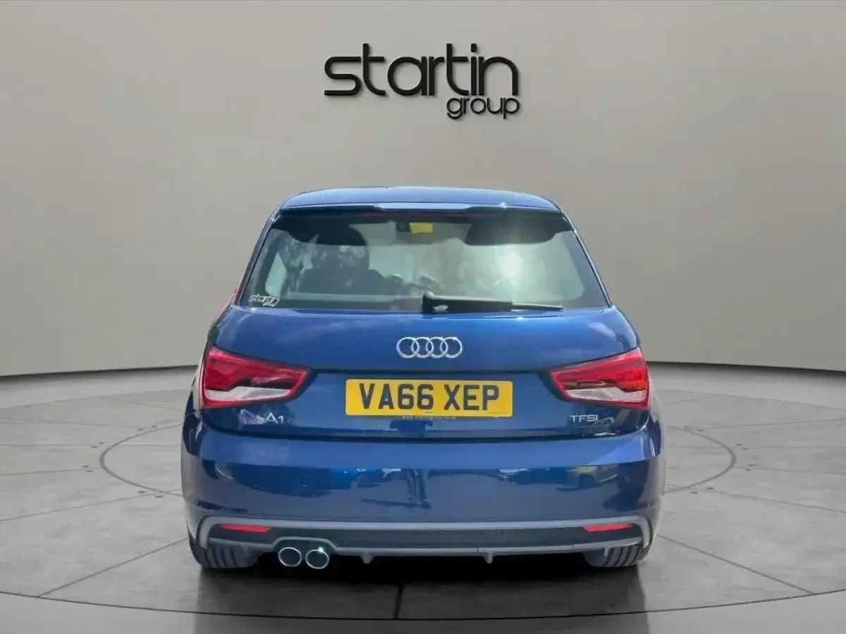 Used Audi A1 S-Line 123 HP (90 kW) 2017 Blue Hatchback