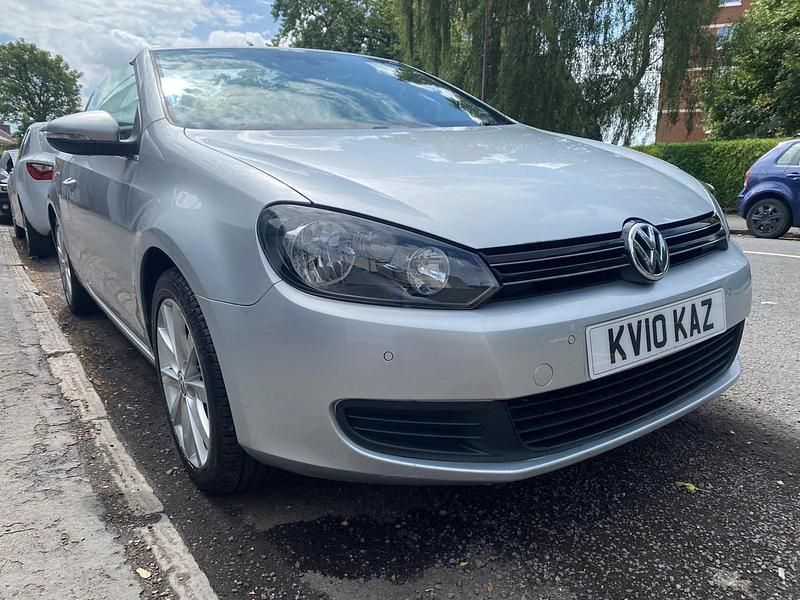 Silver Used 2012 VW Golf Cabriolet SE Cabriolet | £4,250 (Good price) - Image 1/4