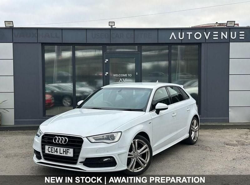 White Used 2014 Audi A3 Sportback S-Line Hatchback | £10,290 (Fair price) - Image 1/4
