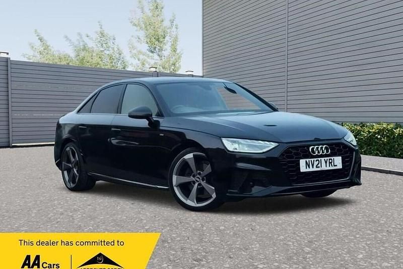 Used Audi A4 Black Edition 150 HP (110 kW) 2021 Black Sedan