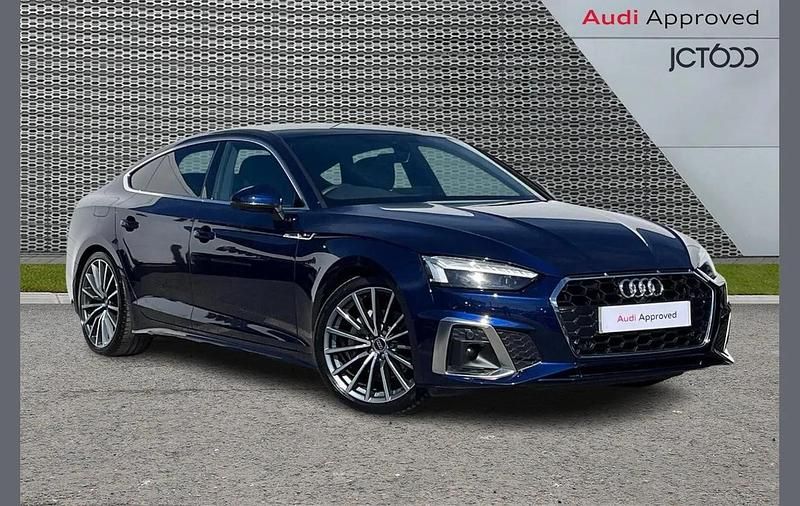 Used Audi A5 Sportback S-Line 200 HP (147 kW) 2023 Blue Hatchback