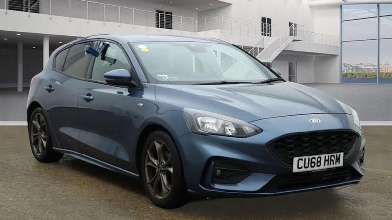 Blue Used 2018 Ford Focus ST-Line Hatchback | £9,900 (Fair price) - Image 1/4