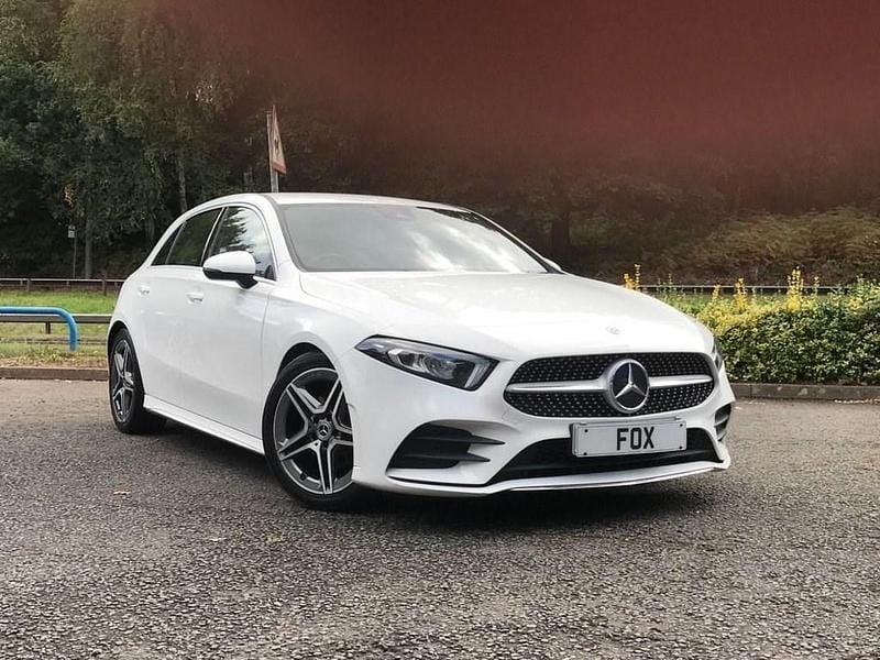 White Used 2019 Mercedes A200 AMG line Hatchback | £13,947 (Fair price) - Image 1/4