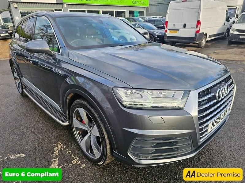 Begagnad Audi Q7 S-Line 2019 Grå SUV