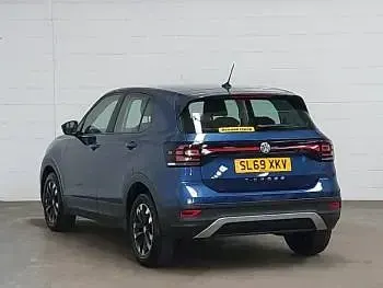 Used VW T-Cross S 95 HP (69 kW) 2019 Blue SUV