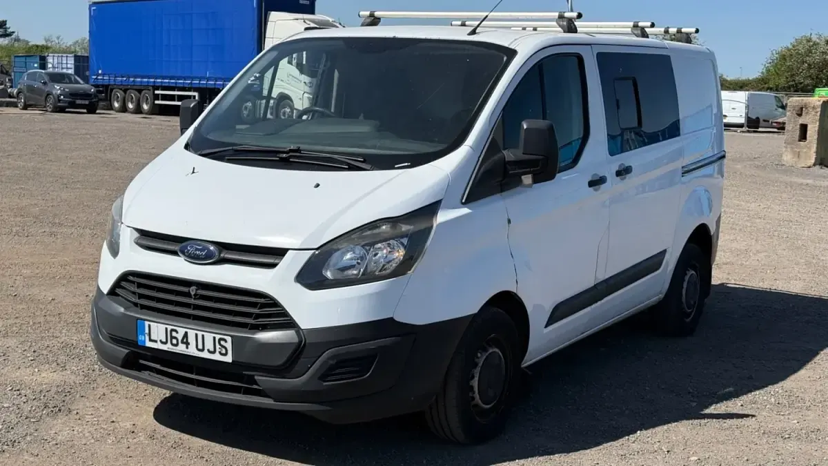 Used Ford Transit Custom 100 HP (73 kW) 2014 White Van