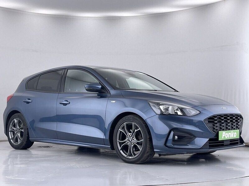 Blue Used 2019 Ford Focus ST-Line Hatchback | £8,590 (Fair price) - Image 1/3