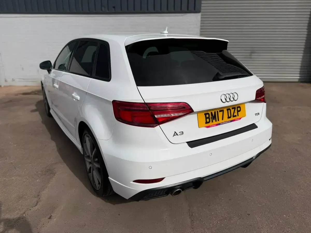 Used Audi A3 Black Edition 2017 White Hatchback