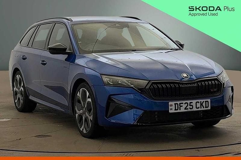 Used Skoda Octavia vRS 195 HP (143 kW) 2025 Race blue metallic Estate