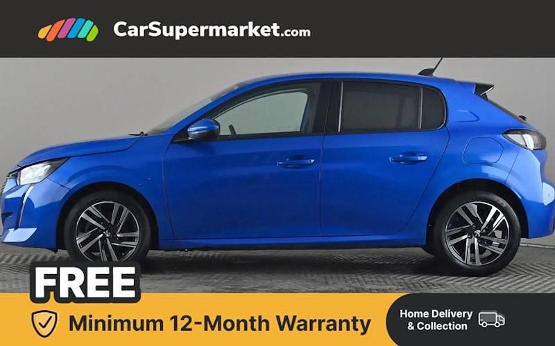 Used Peugeot 208 Allure 102 HP (75 kW) 2021 Blue Hatchback