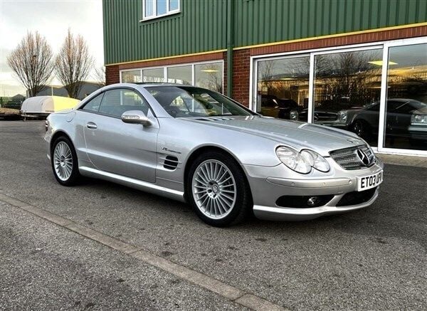 Brilliant silver metallic Used 2003 Mercedes SL55 AMG AMG Cabriolet | £19,995 (A bit pricey) - Image 1/1