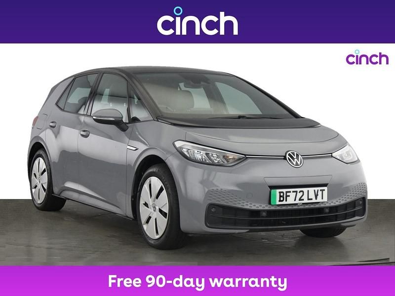 Grey Used 2022 VW ID.3 Pure Hatchback | £14,449 (Fair price) - Image 1/3