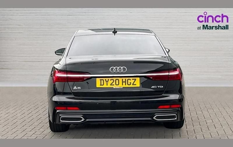 Begagnad Audi A6 S-Line 204 HK (150 kW) 2020 Svart Sedan
