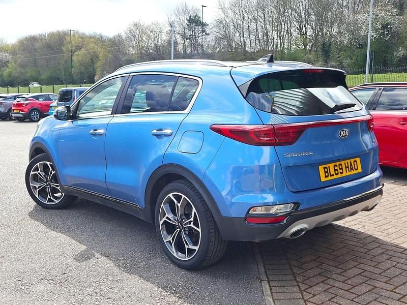 Used Kia Sportage GT-Line S 134 HP (98 kW) 2019 Blue SUV