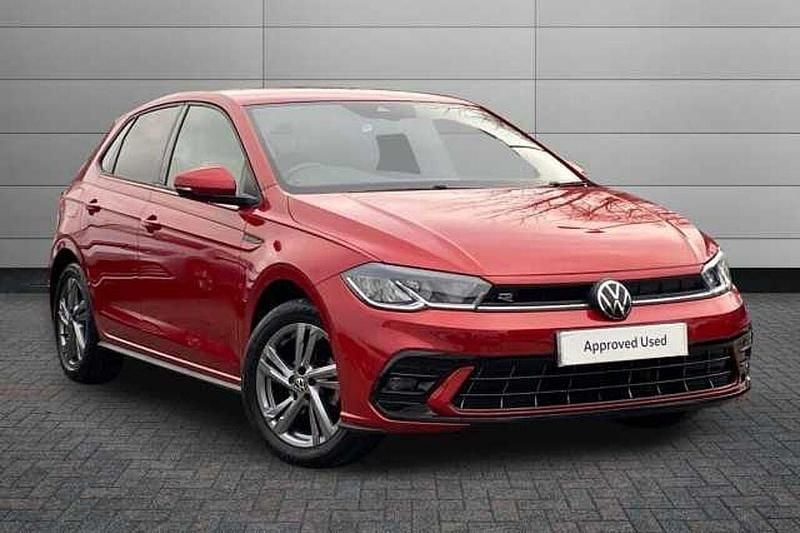 Used VW Polo R-line 95 HP (69 kW) 2023 Red Hatchback