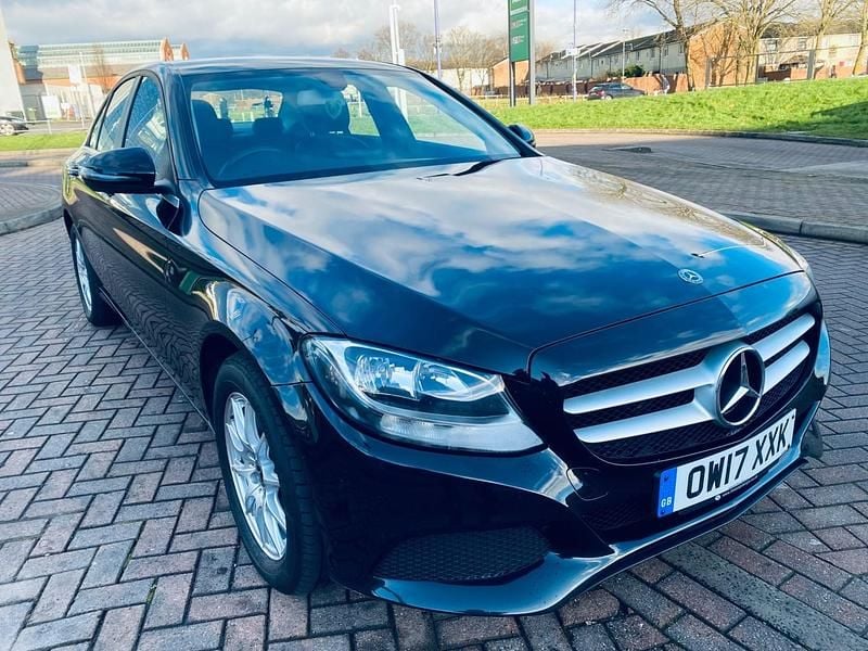 Black Used 2017 Mercedes C300e SE Sedan | £11,285 - Image 1/4
