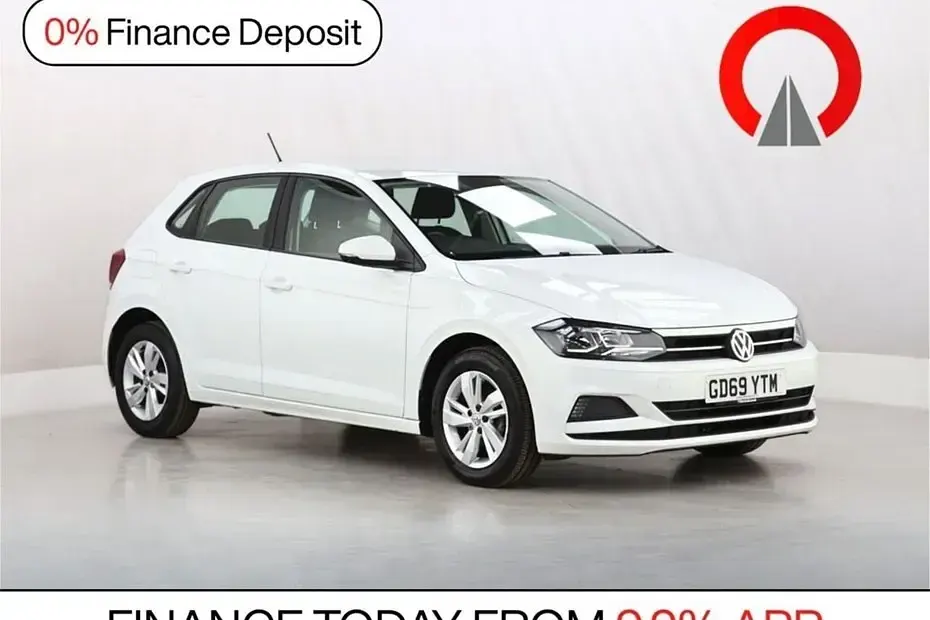 Begagnad VW Polo SE 80 HK (58 kW) 2020 Vit Halvkombi