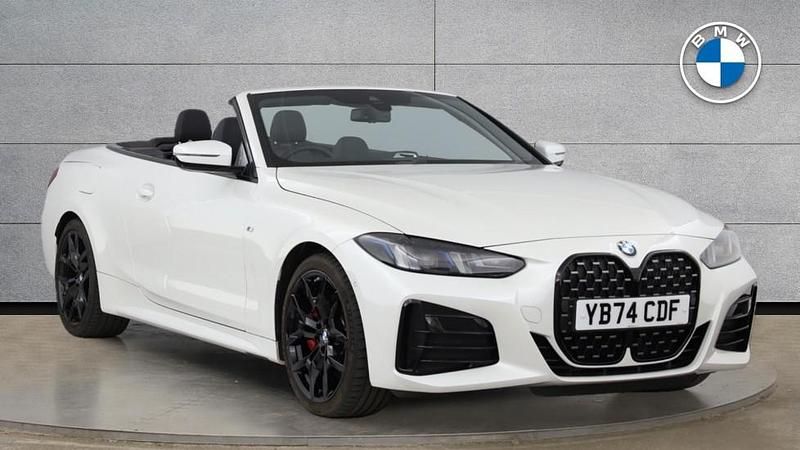 White Used 2024 BMW 420 M Sport Cabriolet | £42,900 (A bit pricey) - Image 1/4