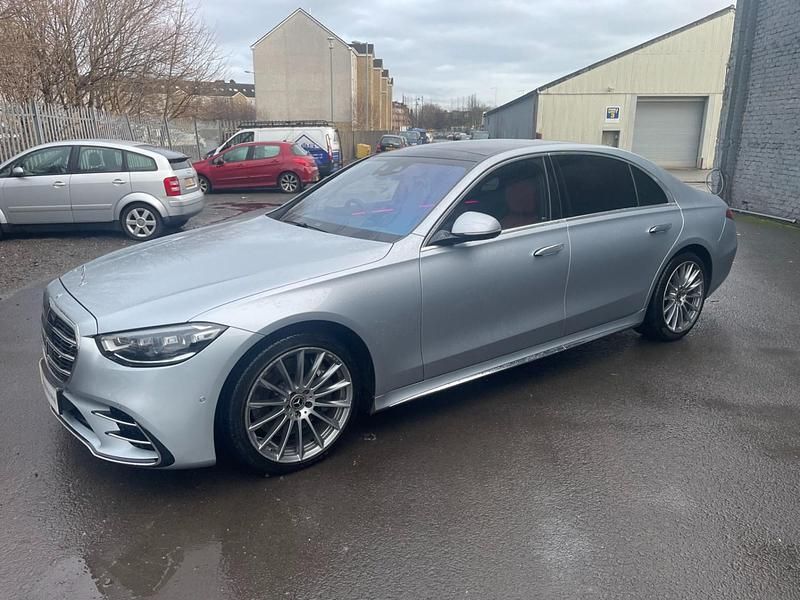 Used Mercedes S500L AMG Line Premium 2021 Silver Sedan