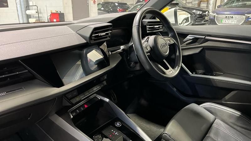 Used Audi A3 S-Line 150 HP (110 kW) 2022 White Sedan